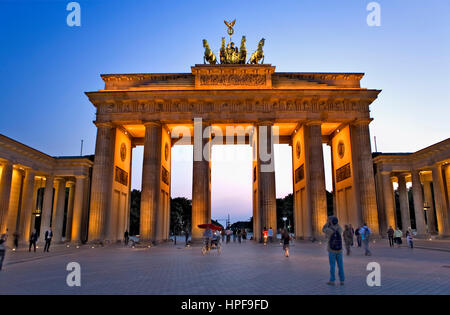 Das Brandenburger Tor. Berlin. Deutschland Stockfoto