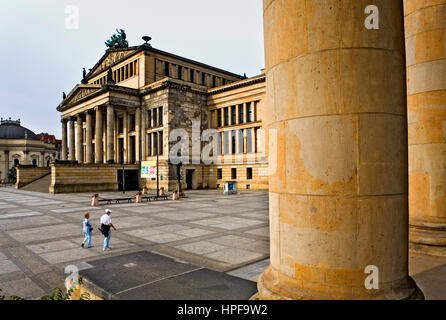 Gendarmenmarkt. Koncerthaus, von Veranden von Franz Dom.Berlin gesehen. Deutschland Stockfoto