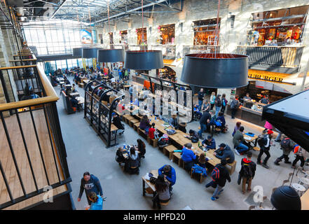 Innenministerium der Gabeln Markt, Gabeln, National Historic Site, Winnipeg, Manitoba Stockfoto