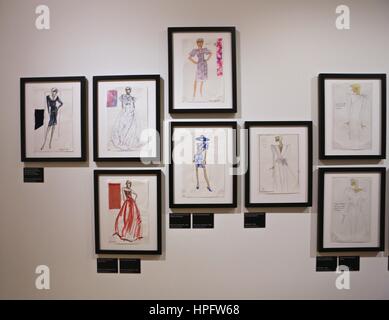 Diana's Kleider auf dem Display @ Kensington Museum 2017…. TRACE Stockfoto