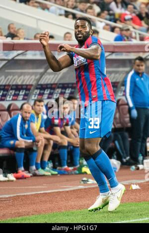 31. Mai 2015: Fernando Varela #33 von FCSB während der Cupa Romaniei Timisoreana 2014-2015 Finale (Rumänien Timisoreana Pokalfinale) Spiel zwischen FC Universitatea Cluj ROU und FC Steaua Bukarest ROU in National Arena, Bukarest, Rumänien ROU. Foto: Catalin Soare Stockfoto