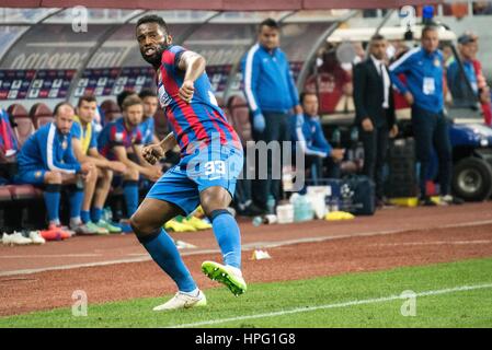 31. Mai 2015: Fernando Varela #33 von FCSB während der Cupa Romaniei Timisoreana 2014-2015 Finale (Rumänien Timisoreana Pokalfinale) Spiel zwischen FC Universitatea Cluj ROU und FC Steaua Bukarest ROU in National Arena, Bukarest, Rumänien ROU. Foto: Catalin Soare Stockfoto