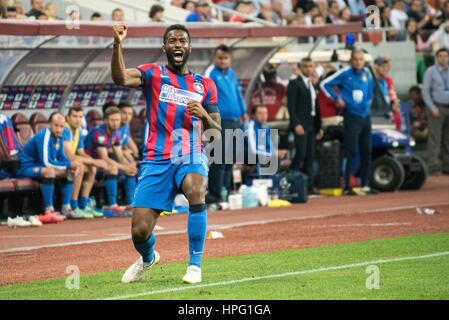 31. Mai 2015: Fernando Varela #33 von FCSB während der Cupa Romaniei Timisoreana 2014-2015 Finale (Rumänien Timisoreana Pokalfinale) Spiel zwischen FC Universitatea Cluj ROU und FC Steaua Bukarest ROU in National Arena, Bukarest, Rumänien ROU. Foto: Catalin Soare Stockfoto