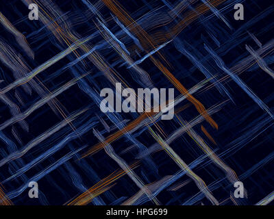 Verwobenen Streifen - abstrakt Digital erzeugte Bild Stockfoto