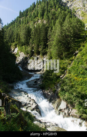 Umbalfälle, Virgental, Österreich Stockfoto