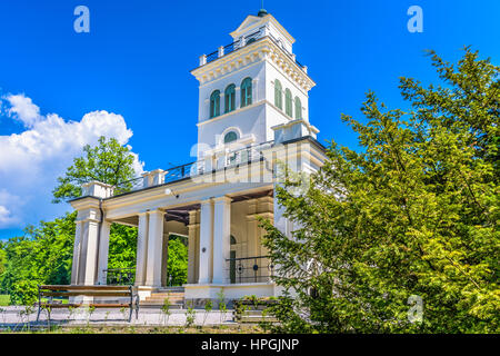 Pavillon im Maksimir Park in der Stadt Zagreb, Kroatien. Stockfoto