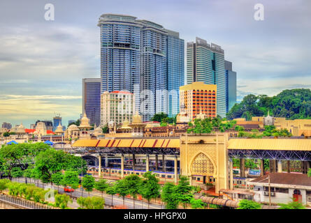 Alten Bahnhof Kuala Lumpur in Malaysia Stockfoto