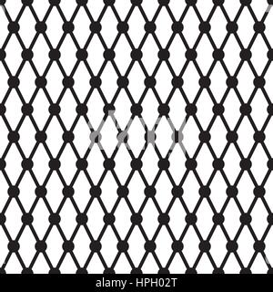 einfache Kreuz Punkte Linie Vektor Musterdesign Hintergrund Stock Vektor