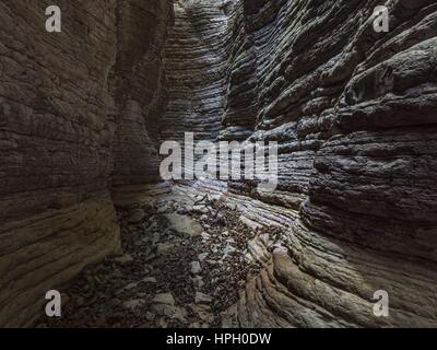 Felsschlucht in Umbrien (Mittelitalien, Europa) Stockfoto