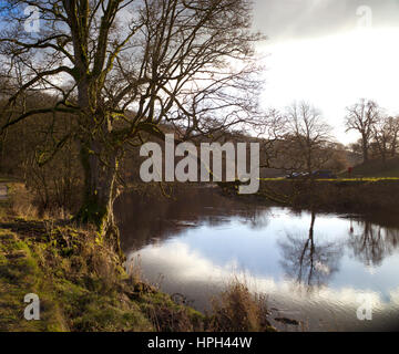 Fluss in England Stockfoto