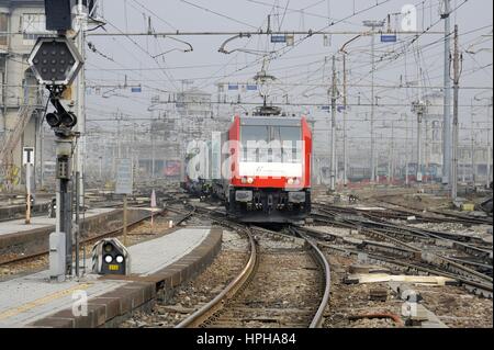 Bahnhof Hof Milano Centrale (Italien) Stockfoto