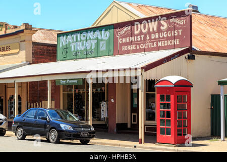 Historische Stadt von Chiltern, Victoria, Australien Stockfoto