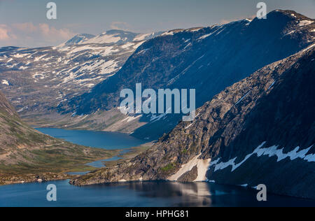 Djupvatnet See. Landschaft, Rv63, Straße zwischen Grotli und Geiranger, mehr Og Romsdal, Norwegen Stockfoto