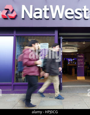 Zweig der NatWest Bank, Islington, Nordlondon Stockfoto