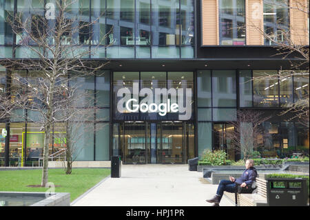 Google Büro in London in der Nähe von Kings Cross Stockfoto