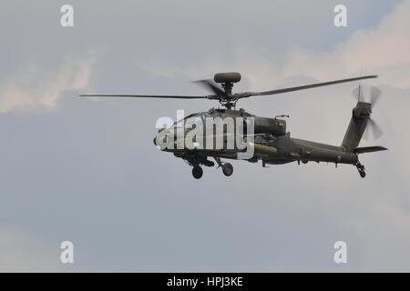 Army Air Corps Augusta AH1 Apache Kampfhubschrauber Stockfoto