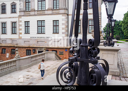 Gninski-Ostrogski Palast Gehäuse Muzeum Fryderyka Chopina Frederic Chopin Museum Warschau Polen Europa. Stockfoto