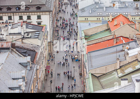 Florianska Straße, Altstadt, Krakau, Krakau, Stockfoto