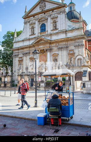 Kirche St. Peter und St. Paul, der ältesten Barockbau, Krakau, Krakau, Polen. Stockfoto