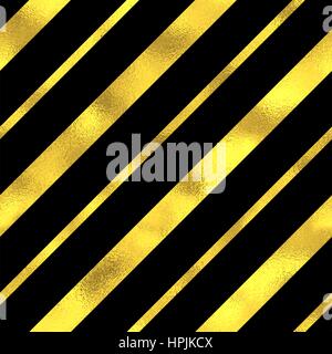 Abstrakte nahtlose Muster mit goldenen diagonalen Streifen. Vektor-Mode-Hintergrund Stock Vektor