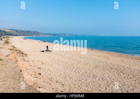 Der Strand von Slapton Sands in Start Bucht, Devon Stockfoto