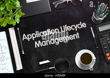 Anwendung-Lifecycle-Management-Konzept. 3D Render. Stockfoto