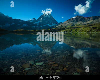 Breul - Berg, Matterhorn, Cervinia, italia Stockfoto