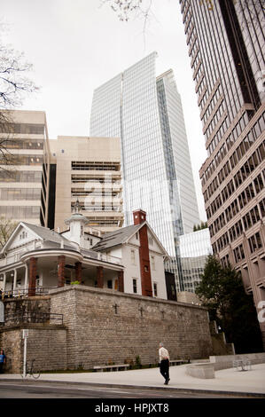 Atlanta Georgia, Werbung, Büro, Gebäude, Bürogebäude, Stockfoto