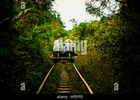 Norry, LKW, Bamboo Train Stockfoto