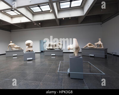 Zimmer von Henry Moore Skulpturen, Art Gallery of Ontario, Toronto, Kanada Stockfoto