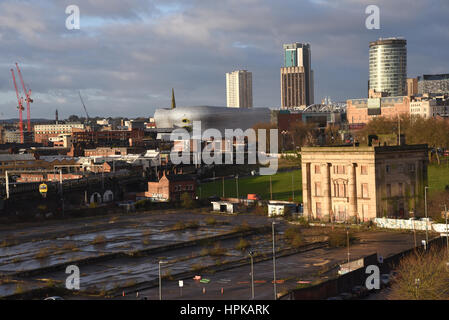 HS2 Phase 1, Terminal-Website, Curzon Street, Birmingham, West Midlands, UK. 23. Februar 2017. Bildnachweis: Larry Warr/Alamy Live-Nachrichten Stockfoto