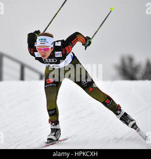 Lahti, Finnland. 23. Februar 2017. in Aktion bei 2017 Nordische Ski-WM in Lahti, Finnland, 23. Februar 2017. Foto: Hendrik Schmidt/Dpa-Zentralbild/Dpa/Alamy Live News Stockfoto