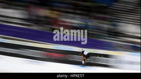 Lahti, Finnland. 23. Februar 2017. Deutsche Athlet Sebastian Eisenlauer in Aktion im Jahr 2017 Nordische Ski-WM in Lahti, Finnland, 23. Februar 2017. Foto: Hendrik Schmidt/Dpa-Zentralbild/Dpa/Alamy Live News Stockfoto