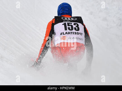 Lahti, Finnland. 23. Februar 2017. Venezolanische Sportler Adrian Solano in Aktion im Jahr 2017 Nordische Ski-WM in Lahti, Finnland, 23. Februar 2017. Foto: Hendrik Schmidt/Dpa-Zentralbild/Dpa/Alamy Live News Stockfoto