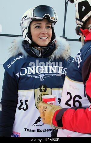 77. Hahnenkamm-Rennen - Celebrity Charity Ski-Rennen mit: Fabiana ECCLESTONE wo: Kitzbühel bei: Kredit-21. Januar 2017: ATP/WENN.com Stockfoto