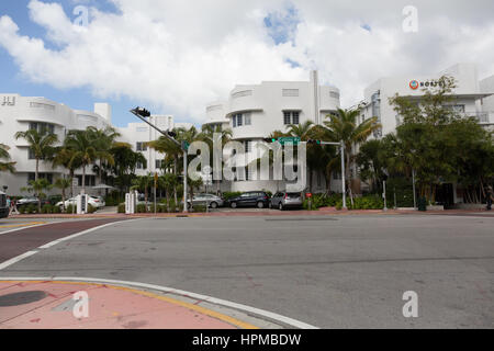 Collins Avenue-Miami Stockfoto