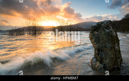 Loch Lomond Sonnenuntergang Stockfoto