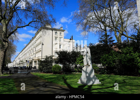 Frühling-Blick in Pimlico Gärten, Pimlico, London City, Großbritannien Stockfoto