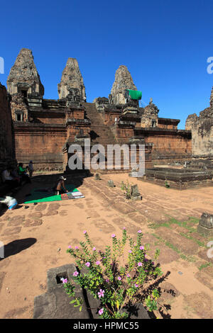 Kambodscha, Angkor, Pre Rup, hindu-Tempel, Stockfoto