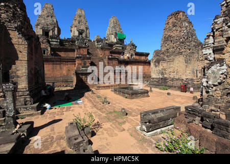 Kambodscha, Angkor, Pre Rup, hindu-Tempel, Stockfoto