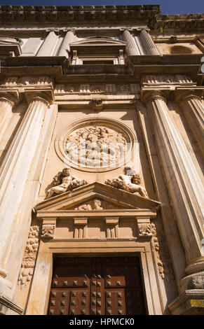 Eingang zum Palast von Karl V an Alhambra, Granada, Spanien, Europa. Stockfoto