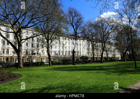 Frühling, St Georges Square Gardens, Pimlico, London City, Großbritannien Stockfoto