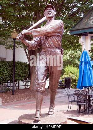 Shoeless Joe Jackson Statue in Greenville/South Carolina Stockfoto