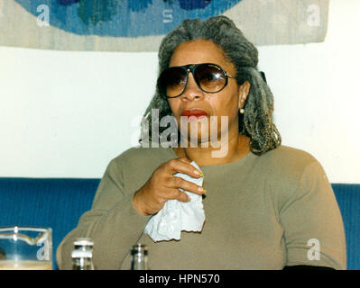 TONI MORRISON U.S. Schriftsteller Preisträger, der Nobelpreis in Literatur 1993 Stockfoto