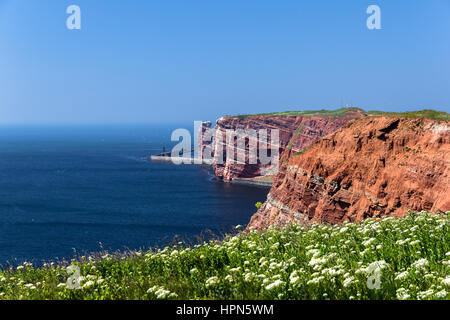 Die Lange Anna auf der Insel Helgoland Stockfoto