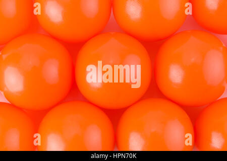 Orange Bälle Hintergrund Textur studio Shot Stockfoto