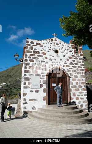 Kirche, Masca, Teneriffa, Kanarische Inseln, Spanien Stockfoto