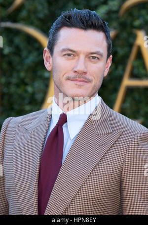 Luke Evans Besuch Großbritannien Auftaktveranstaltung der schöne und das Biest am Spencer House in London. Stockfoto