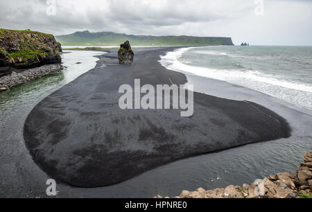 Reynisfjara Strand, Island Stockfoto