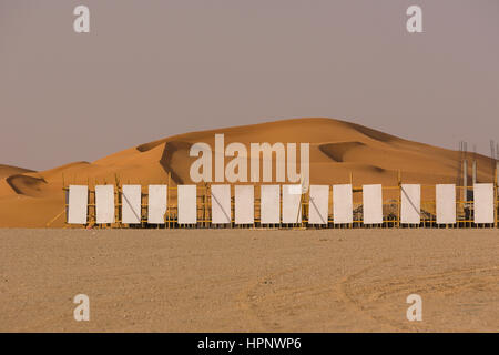 AL AIN, Vereinigte Arabische Emirate - Neubau am Rand der Stadt. Stockfoto